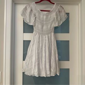 Bebe Smocked Babydoll Dress Sz XXS